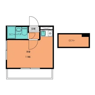 ジュネパレス船橋第53【2階】の間取り