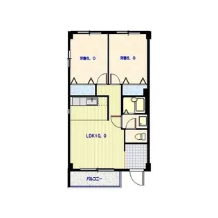 ビラ・ヒラ【1階】の間取り