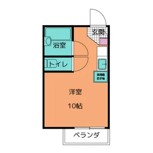 ホーリン原【2階】の間取り