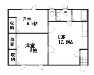 ハイツTOWA【1階】の間取り