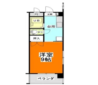 アークハイツ富田町【1階】の間取り