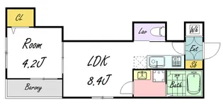 アトムハウスIII号館【1階】の間取り