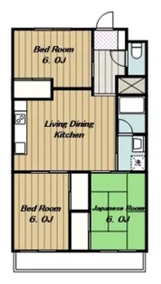 神奈川県厚木市戸室3【マンション】の間取り