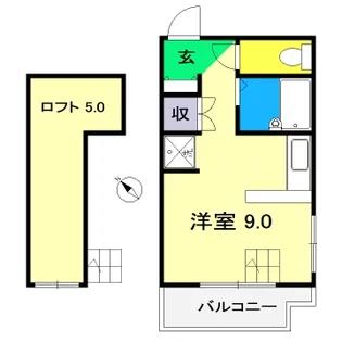 エトワール二葉【4階】の間取り