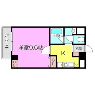レッドウェル菅原【2階】の間取り