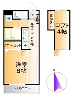 Y・Kコーポ【2階】の間取り