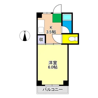 ドエル寿【3階】の間取り