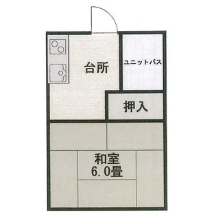 光明ハイツ【1階】の間取り