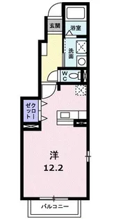 グリーンヒルズ 稲岡A【1階】の間取り