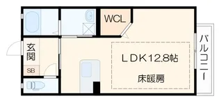 MAST COURT のと川 B棟【2階】の間取り