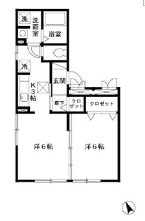 ヴァンマーガレット【1階】の間取り