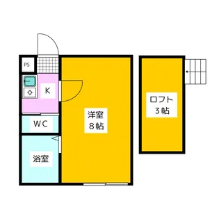 ロッシェル橋本第15 2号棟【2階】の間取り