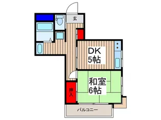 シャルムメゾン入間川【4階】の間取り