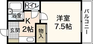 ヴィラシティー祇園【3階】の間取り