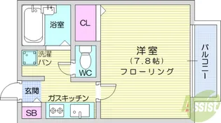 ラフォーレ・N・C【2階】の間取り
