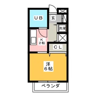 やまざきビル【4階】の間取り