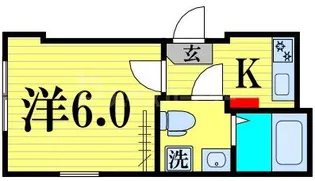 東京都足立区中川3【アパート】の間取り