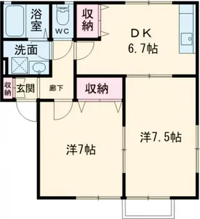 ペットソラーレ【2階】の間取り
