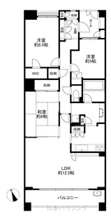 港北センタープレイスG棟【3階】の間取り