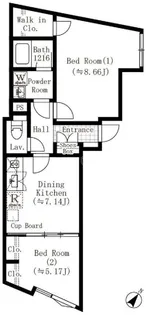 EDIT西池袋【2階】の間取り