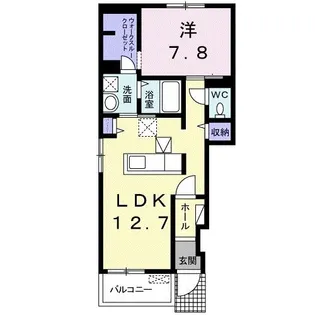 スプリング コートI【1階】の間取り