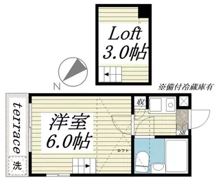 ジュネパレス船橋第53【1階】の間取り
