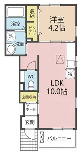 ミニョンガーデン【1階】の間取り