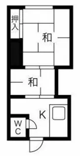 田澤荘【2階】の間取り