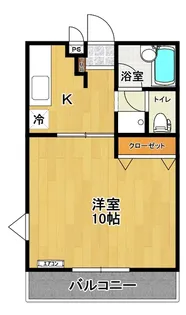 第2コーポあかね【2階】の間取り