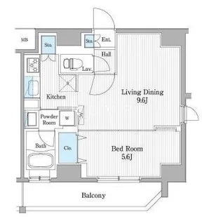 パティオスクエア御茶ノ水【5階】の間取り
