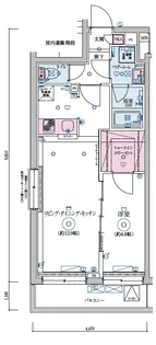 東京都品川区上大崎2【マンション】の間取り