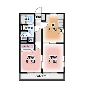 渚A【1階】の間取り