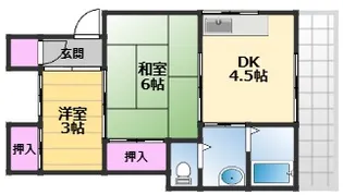 グランシードビル【4階】の間取り
