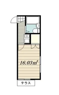 レオパレス桜台【1階】の間取り