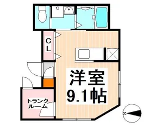 東京都杉並区下高井戸1【マンション】の間取り