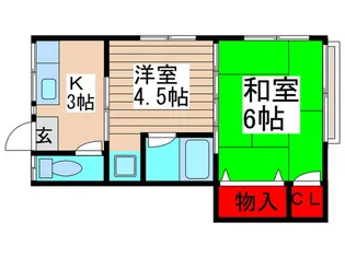 よろこび荘2【1階】の間取り