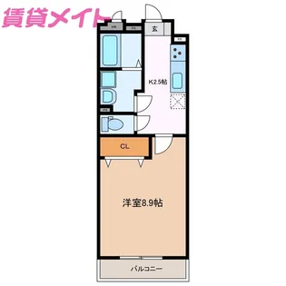 VIGORE Shirasuka【3階】の間取り