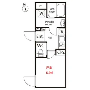 東京都大田区新蒲田1【マンション】の間取り