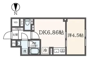 a LATO 亀戸II【5階】の間取り