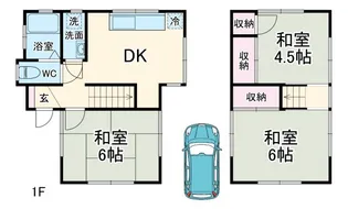 埼玉県春日部市大枝【一戸建】の間取り