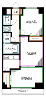 東京都杉並区浜田山3【マンション】の間取り