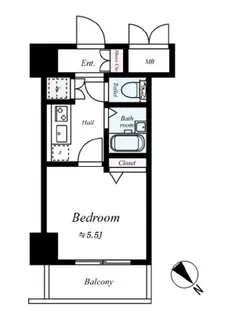 アイル池袋NORTH参番館【6階】の間取り