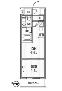 weaveplace HIGASHIKOENJI【3階】の間取り