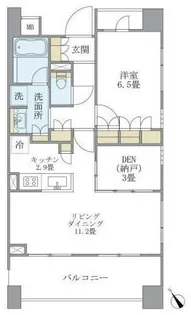 アパートメンツ三田【3階】の間取り