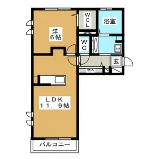 アベル【2階】の間取り