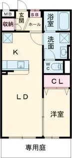 コート・アベニュー【1階】の間取り