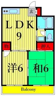 シャトレグレイス【1階】の間取り