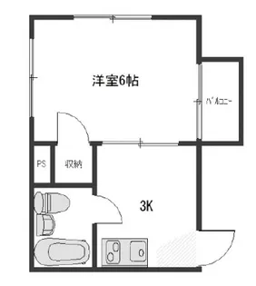 Brillo竹屋【4階】の間取り