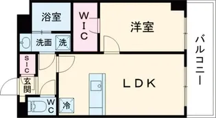メゾンドオンディーヌ【3階】の間取り