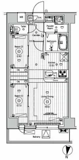 メイクスアート五反野【6階】の間取り